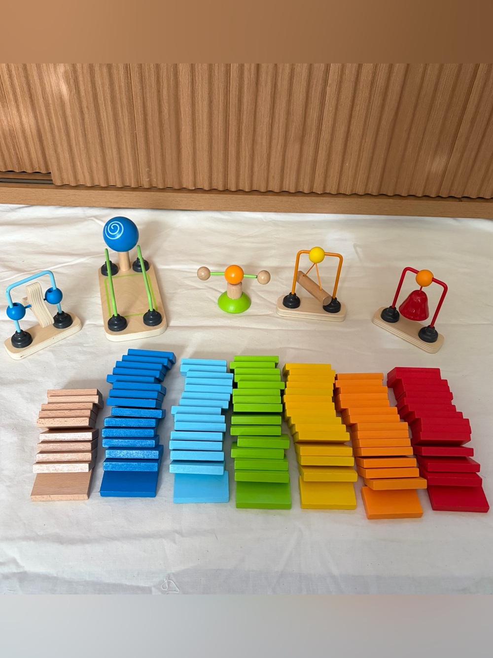 Hape Dynamo Wooden Domino complete set